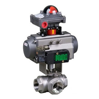 氣動(dòng)內螺紋三通球閥