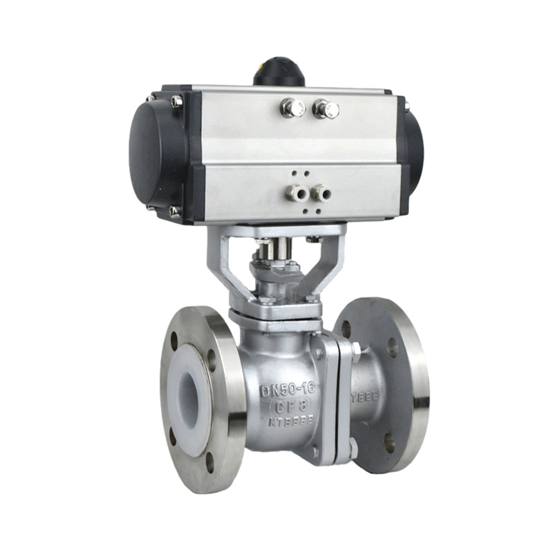 氣動(dòng)不銹鋼襯氟球閥